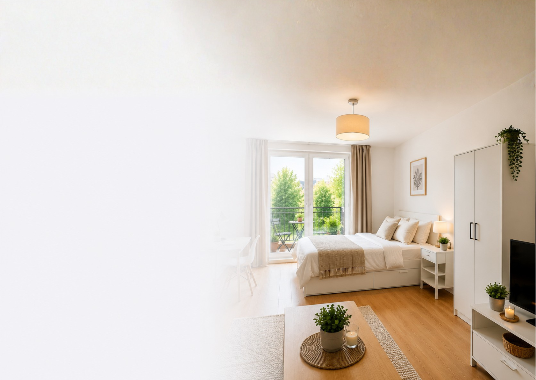 Möbliertes Zimmer auf medstay